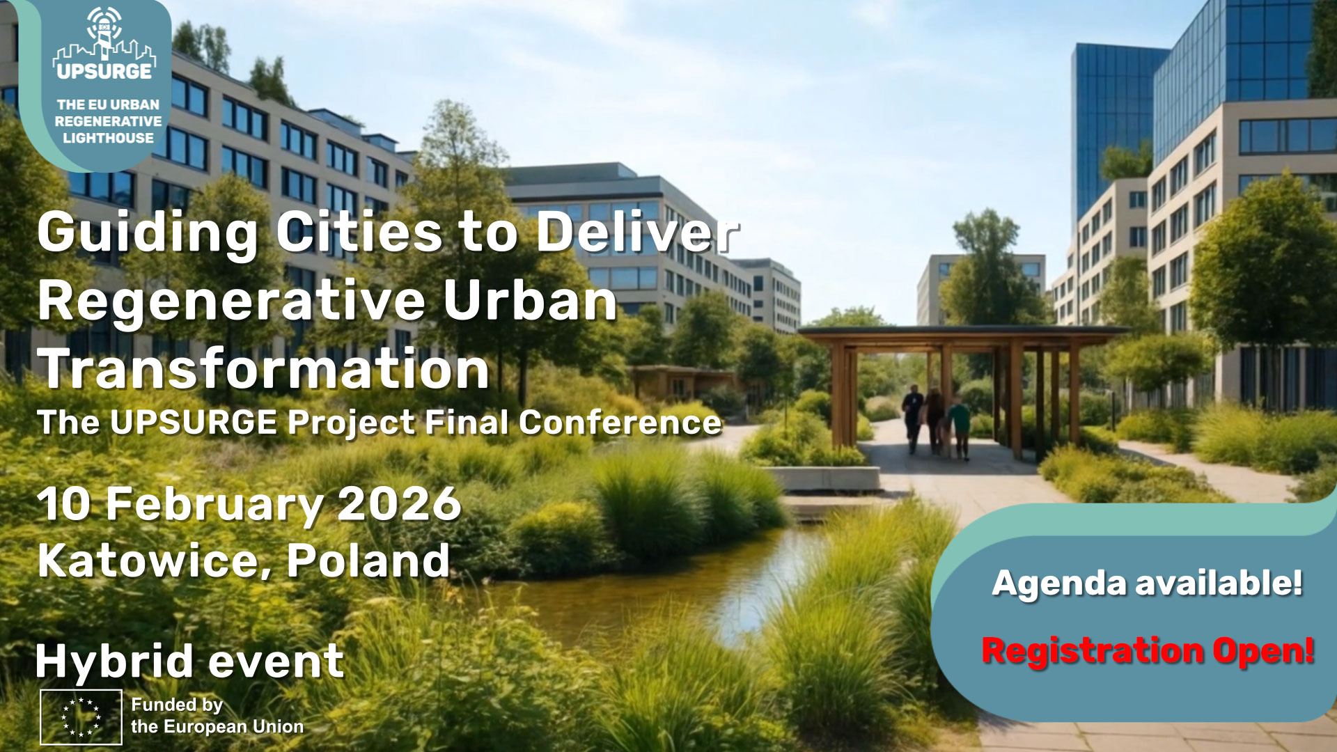 UPSURGE Final Conference – Guiding Cities to Deliver Regenerative Urban Transformation